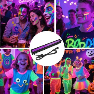 Foto 4 | Foto 4 | Barra De Luz Negra Ycponggon Led Mejorada De 24 W Paquete De 2 - Venta Internacional.