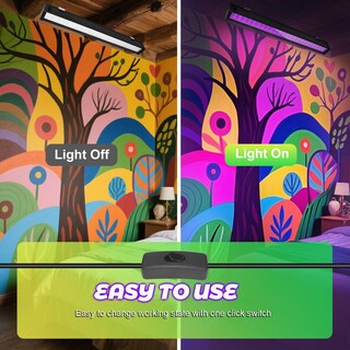 Foto 5 | Foto 5 | Barra De Luz Negra Ycponggon Led Mejorada De 24 W Paquete De 2 - Venta Internacional.