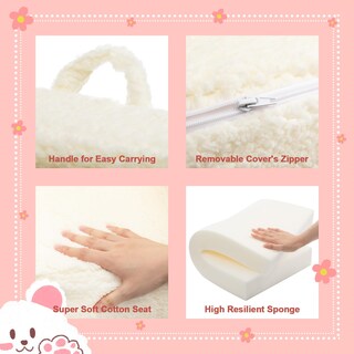 Foto 4 | Foto 4 | Silla Acolchada De Espuma Para Niños Alimorden  Color Crema Ultrasuave - Venta Internacional.