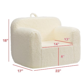 Foto 5 | Foto 5 | Silla Acolchada De Espuma Para Niños Alimorden  Color Crema Ultrasuave - Venta Internacional.