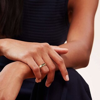 Foto 5 | Foto 5 | Anillo Allencoco Chunky Chapado En Oro De 14 Quilates Con Forma De Calabaza Para Halloween - Venta Internacional.
