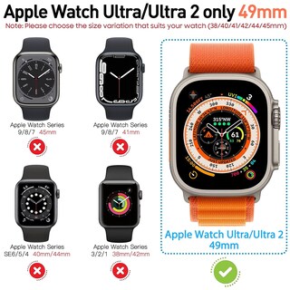 Foto 2 | Foto 2 | Funda Protectora De Pantalla Para Apple Watch Ultra/ultra 2 De 49 Mm Paquete De 2 - Venta Internacional.