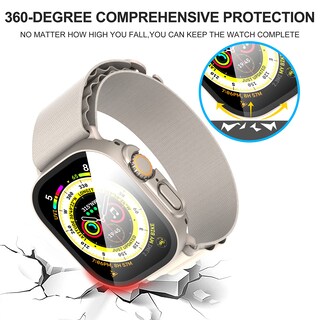 Foto 5 | Foto 5 | Funda Protectora De Pantalla Para Apple Watch Ultra/ultra 2 De 49 Mm Paquete De 2 - Venta Internacional.