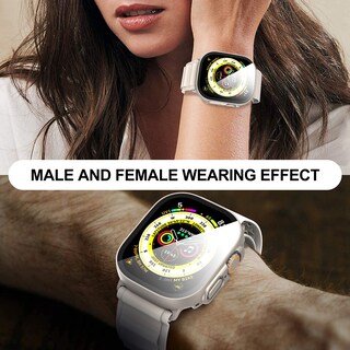 Foto 7 | Foto 7 | Funda Protectora De Pantalla Para Apple Watch Ultra/ultra 2 De 49 Mm Paquete De 2 - Venta Internacional.