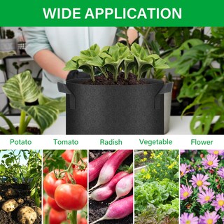 Foto 5 | Foto 5 | Grow Bags Yssoa Tela No Tejida Con Aireación De 37 85 L Paquete De 10 Unidades - Venta Internacional.