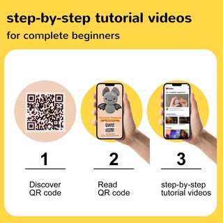 Foto 4 | Foto 4 | Kit De Ganchillo Minimalista Para Principiantes Con Lana Y Herramientas - Venta Internacional.