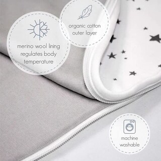 Foto 6 | Foto 6 | Saco De Dormir Woolino Para Niños Pequeños Lana Merino De 4 Estaciones 2 A 4 Años - Venta Internacional.
