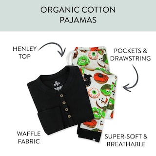 Foto 3 | Foto 3 | Pijama Honestbaby Family Matching De Algodón Orgánico Verde 3-6m - Venta Internacional.