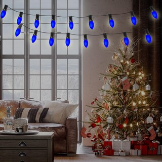Foto 4 | Foto 4 | Bombillas C9 De Repuesto Abeja Paquete De 25 Azules Para Guirnaldas De Luces Exteriores - Venta Internacional.