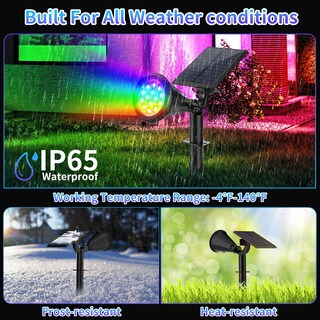 Foto 6 | Foto 6 | Focos Solares Katipeal 7 Modos Multicolor Paquete De 8 - Venta Internacional.