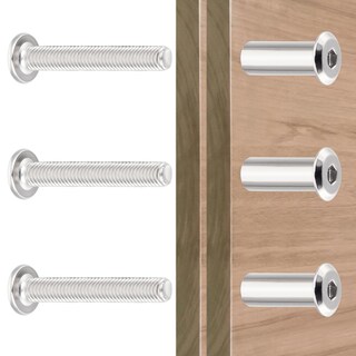 Foto 5 | Foto 5 | Pernos Para Muebles Xrfoiniu 50 Unidades M8 X 40 Mm Plateados Con Tuerca Cilíndrica - Venta Internacional.