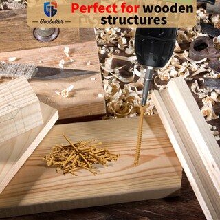 Foto 7 | Foto 7 | Tornillos Para Madera Goobetter 3 Pulgadas #10 X 3 300 Unidades Resistentes A La Corrosión - Venta Internacional.