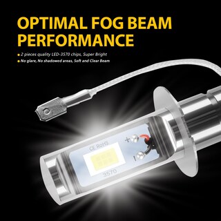 Foto 6 | Foto 6 | Faros Antiniebla Led Drl Auxlight H3 3000 Lúmenes 6000 K - Venta Internacional.