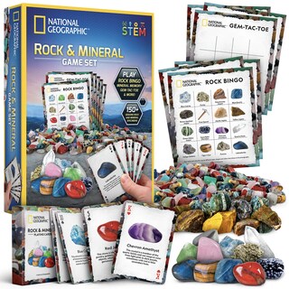Foto 1 | Foto 1 | Juego De Bingo De Rock De National Geographic Con Más De 150 Rocas Y Minerales - Venta Internacional.