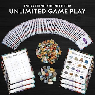 Foto 5 | Foto 5 | Juego De Bingo De Rock De National Geographic Con Más De 150 Rocas Y Minerales - Venta Internacional.