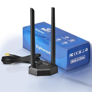 Foto 2 | Foto 2 | Antena Wifi Eightwood Rp-sma De Doble Banda De 2 4 Ghz Y 5 Ghz Con Cable - Venta Internacional.