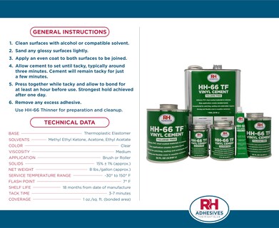 Foto 3 | Foto 3 | Adhesivos De Cemento Vinílico Rh Hh-66 Sin Tolueno 120 Ml - Venta Internacional.