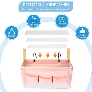 Foto 6 | Foto 6 | Cesta De Almacenamiento Ozzptuu Junto A La Cama Para Cabeceros Y Literas - Venta Internacional.