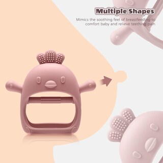 Foto 3 | Foto 3 | Juguete De Dentición Cahilon Para 0-6 6-12 Meses Con Manopla De Silicona - Venta Internacional.