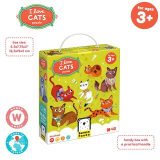 Foto 7 | Foto 7 | Floor Puzzle Banana Panda I Love Cats Para Niños Mayores De 3 Años - Venta Internacional.