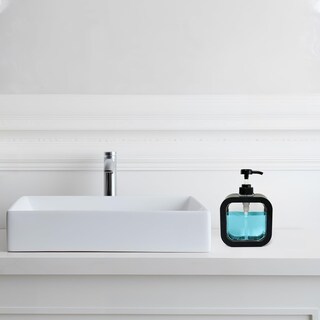 Foto 3 | Foto 3 | Dispensador De Jabón Goujfol Para Baño Y Cocina (2 X 300 Ml Negro) - Venta Internacional.