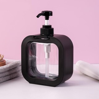 Foto 4 | Foto 4 | Dispensador De Jabón Goujfol Para Baño Y Cocina (2 X 300 Ml Negro) - Venta Internacional.