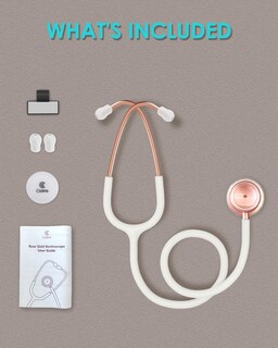Foto 3 | Foto 3 | Estetoscopio Clairre Rose Gold De Doble Cabezal Para Uso Sanitario - Venta Internacional.