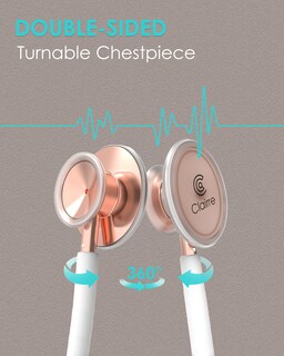 Foto 4 | Foto 4 | Estetoscopio Clairre Rose Gold De Doble Cabezal Para Uso Sanitario - Venta Internacional.