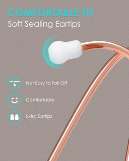 Foto 6 | Foto 6 | Estetoscopio Clairre Rose Gold De Doble Cabezal Para Uso Sanitario - Venta Internacional.