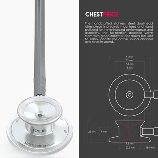 Foto 4 | Foto 4 | Estetoscopio Mdf Instruments Acoustica Lightweight Mdf747xp12 - Venta Internacional.