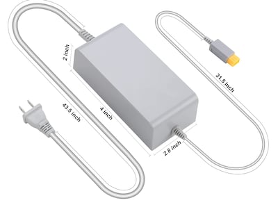 Foto 4 | Foto 4 | Cargador Adaptador Ac Y Fuente De Alimentación Para La Consola Nintendo Wii U - Venta Internacional.