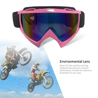 Foto 5 | Foto 5 | Gafas 4-fq Para Moto Todo Terreno Motocross Moto De Cross Esquí Color Rosa - Venta Internacional.