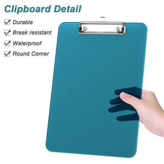 Foto 4 | Foto 4 | Juego De 6 Portapapeles Rimilak De Plástico Con Clip De Perfil Bajo - Venta Internacional.