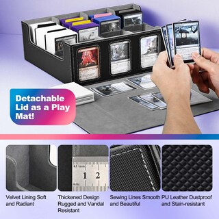 Foto 5 | Foto 5 | Caja De Almacenamiento De Tarjetas Coleccionables Uaono Para Commander Display 2400+ Mtg - Venta Internacional.