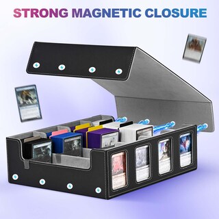 Foto 7 | Foto 7 | Caja De Almacenamiento De Tarjetas Coleccionables Uaono Para Commander Display 2400+ Mtg - Venta Internacional.