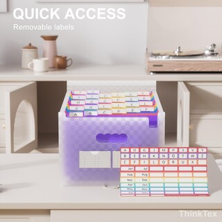 Foto 4 | Foto 4 | Organizador De Archivos En Forma De Acordeón Thinktex Accordian 26 Bolsillos - Venta Internacional.