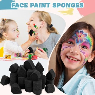 Foto 6 | Foto 6 | Juego De Esponjas Para Pintura Facial Bnjzwjj 50 Unidades Para Niños Y Adultos - Venta Internacional.