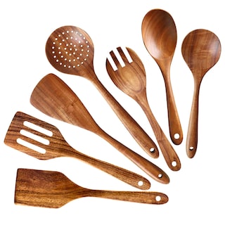 Foto 1 | Foto 1 | Juego De Utensilios De Cocina Renawe De Madera De Acacia 7 Piezas Para Cocina - Venta Internacional.