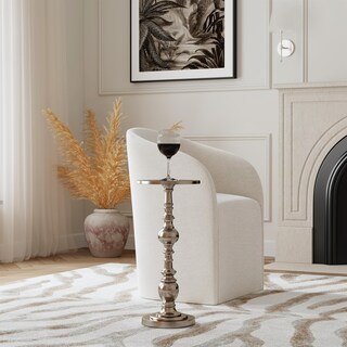 Foto 2 | Foto 2 | Mesa Auxiliar Con Pedestal Butler Specialty Silver Darien Nickel - Venta Internacional.