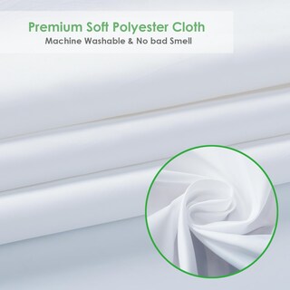 Foto 3 | Foto 3 | Cortina De Ducha Wellcolor Short 168 X 167 Cm Color Blanco - Venta Internacional.