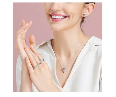 Foto 2 | Foto 2 | Anillo Con Bano De Plata Xtellar Con Rubí Corazón