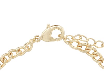 Foto 2 | Foto 2 | Pulsera Placa Con Vírgen De Guadalupe 18cm Ajustable Chapa De Oro 18k Ch603