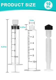 Foto 3 | Foto 3 | Jeringas Luer Lock De 10 Ml Sin Aguja Estériles Paquete De 50 - Venta Internacional.