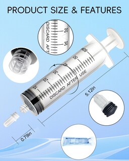 Foto 7 | Foto 7 | Jeringa Cafozsmu Luer Lock De 60 Ml Sin Aguja Paquete De 50 - Venta Internacional.