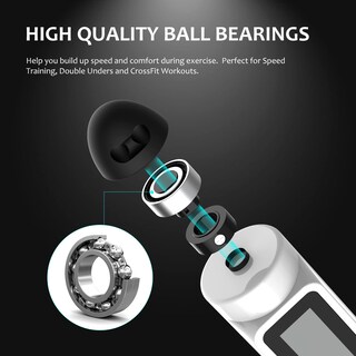 Foto 3 | Foto 3 | Jump Rope H Handio Con Contador De Longitud Ajustable  Color Blanco - Venta Internacional.