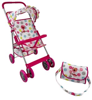 Foto 1 | Foto 1 | Carriolita De Muñecas Baby Kaori Zz10 Pañalera De Juguete Blanco