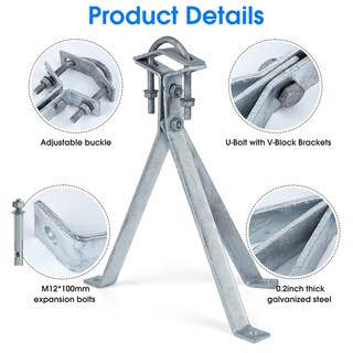 Foto 3 | Foto 3 | Soporte De Pared Para Antena Gounengnail De 14 Pulgadas Resistente 1 Par - Venta Internacional.