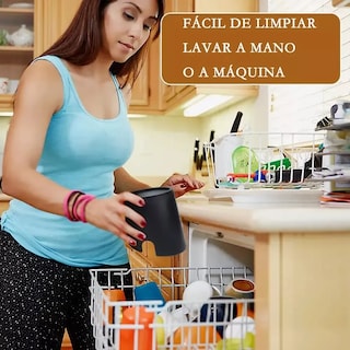 Foto 4 | Foto 4 | Cubeta Y Tapete Para Café Molido 2 Unidades Negro