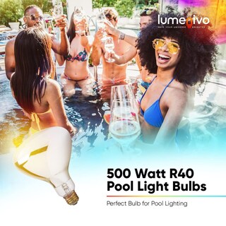 Foto 4 | Foto 4 | Bombilla De Piscina Lumenivo R40 500 W 120 V E26 Halco R40fl500/hg - Venta Internacional.