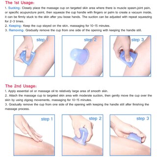 Foto 5 | Foto 5 | Set De Terapia De Ventosas Onecupptop M-22 Onecupptop Silicone Blue - Venta Internacional.